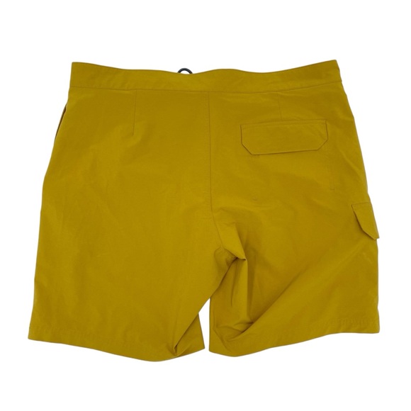 Duluth Trading Co Men's DuluthFlex Bull Moose 9" Board Shorts Olde Gold Size 40 - Picture 2 of 13